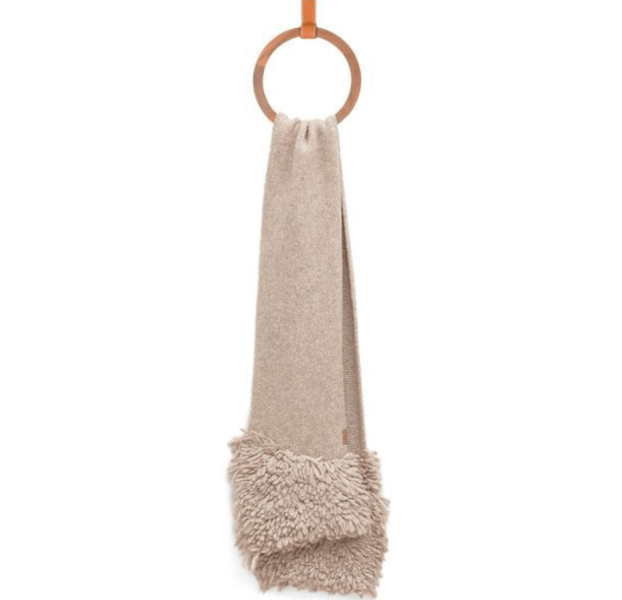 Shearling Alpaca Blend Muffler