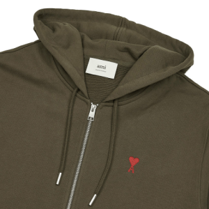 Heart Logo Hooded Zip-up