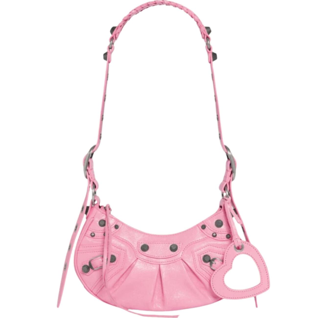 LE CAGOLE XS SHOULDER BAG IN PINK