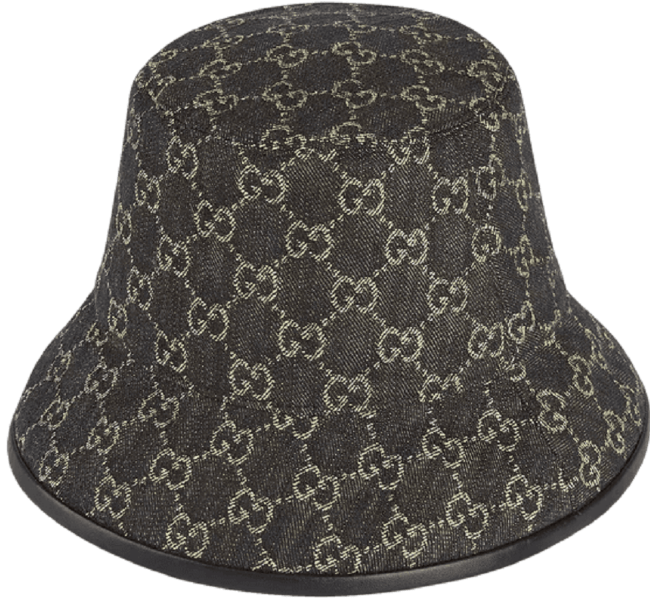 Gucci GG Denim Bucket Hat Black