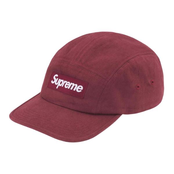 Supreme Denim Camp Cap Red - 24FW