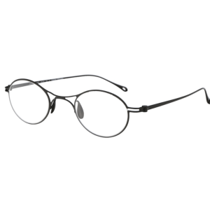 Double bridge oval frame glasses