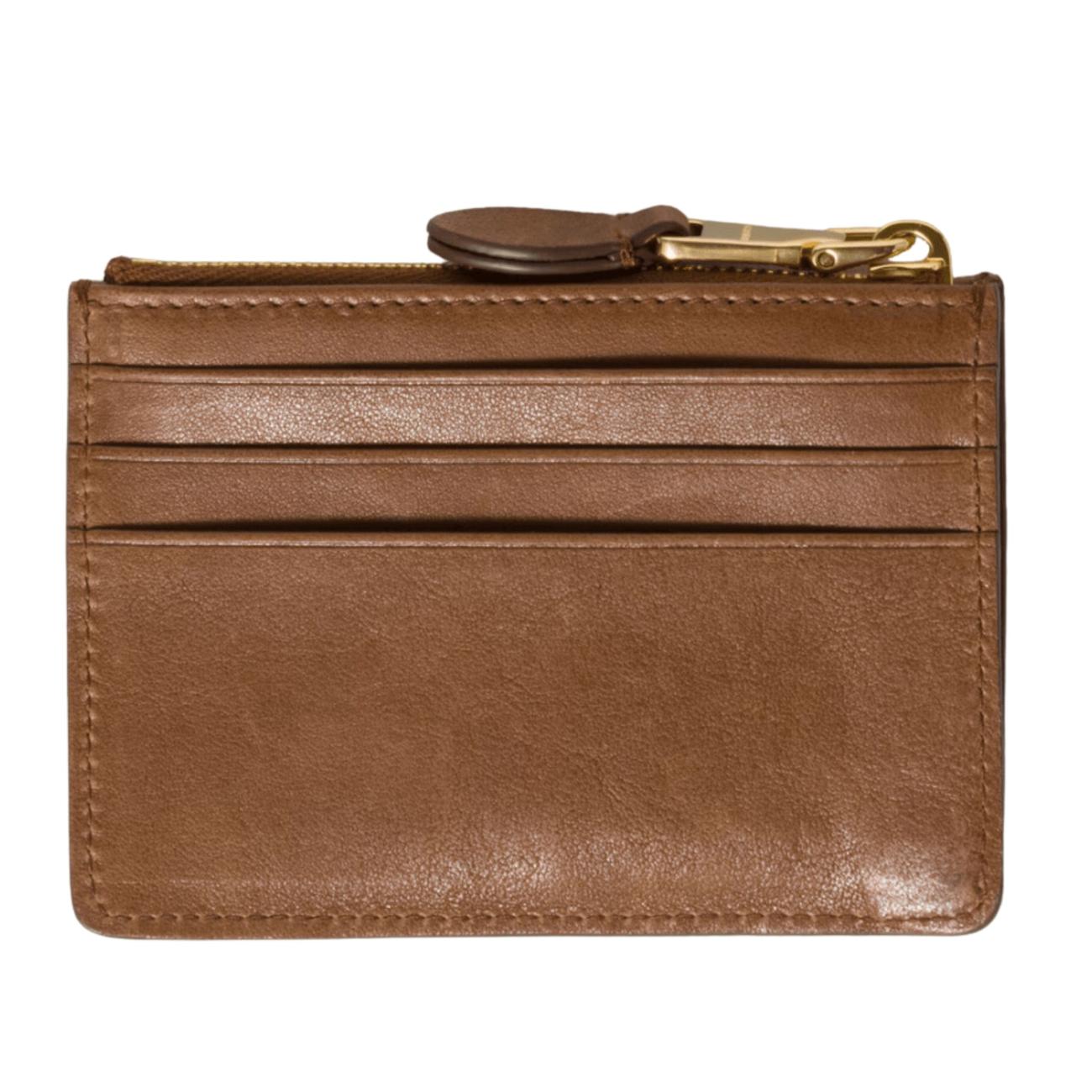 Nappa leather card holder