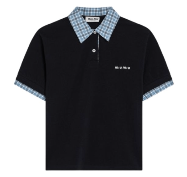 Shirt Insert Embroidered Logo Polo Shirt