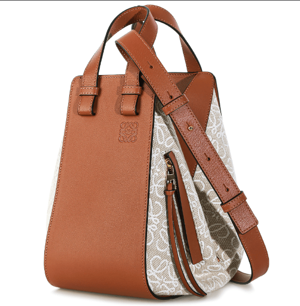 Hammock Anagram Pattern Leather Tote Bag