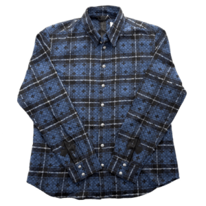 Chrome Hearts Check Shirt Blue