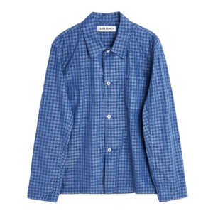 Check pattern cotton shirt