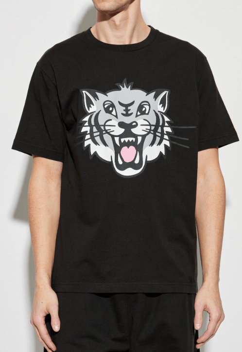 Kenzo Happy Tiger Printed T-Shirt