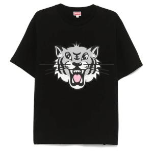 Kenzo Happy Tiger Printed T-Shirt