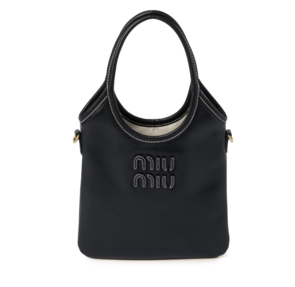 Miu Miu Ivy leather tote bag