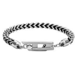 Diesel Dx1540040 Stainless Steel Woven Bracelet Silver