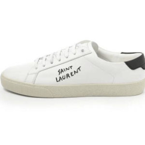  COURT CLASSIC SL/06 EMBROIDERED SNEAKERS IN LEATHER