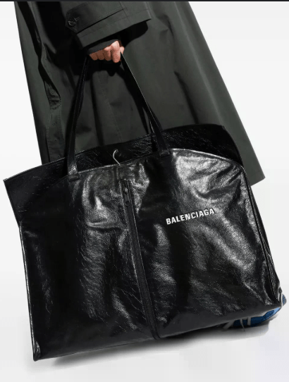 GARMENT Logo Leather Tote Bag