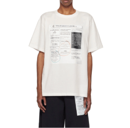 MM6 Maison Margiela - Newspaper Logo T-shirt 