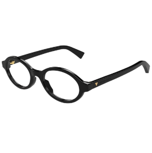 BV1367O Logo Temple Oval Glasses