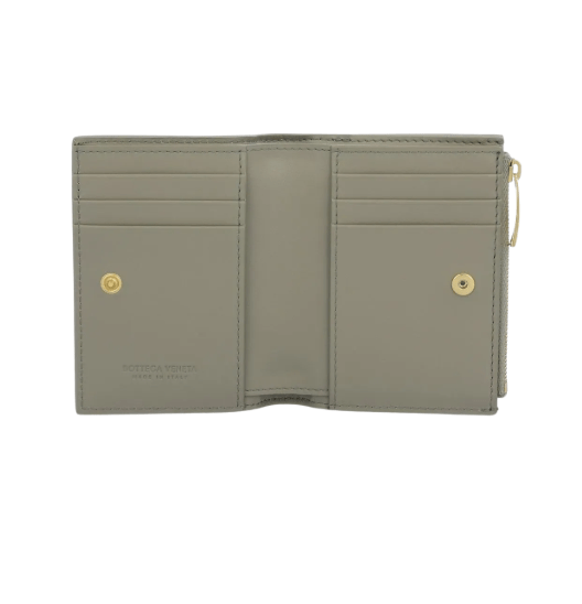 Cassette Zipper Bifold Wallet - Travertine 