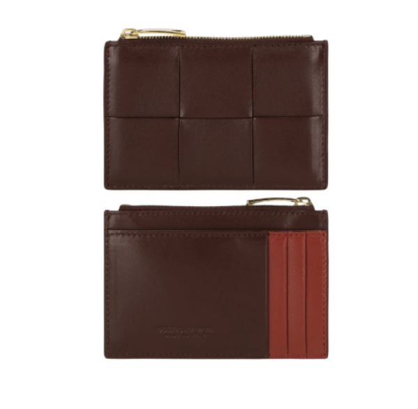 Cassette Zipper Card Holder - Mather Brown 