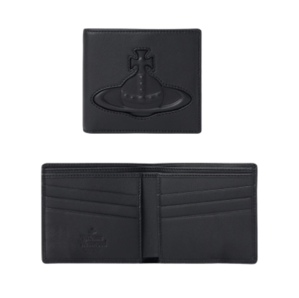 25SS ORB Logo Half Wallet Black 5115002RM L001S N401