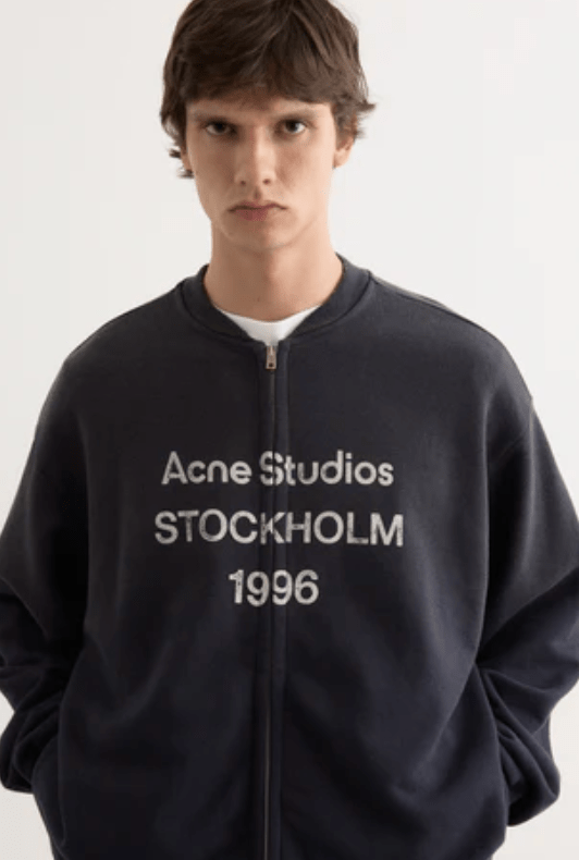 Acne Studios Fiah U Zip 1996 Zip Sweat Bomber