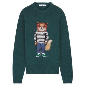 DRESSED FOX INTARSIA JUMPER