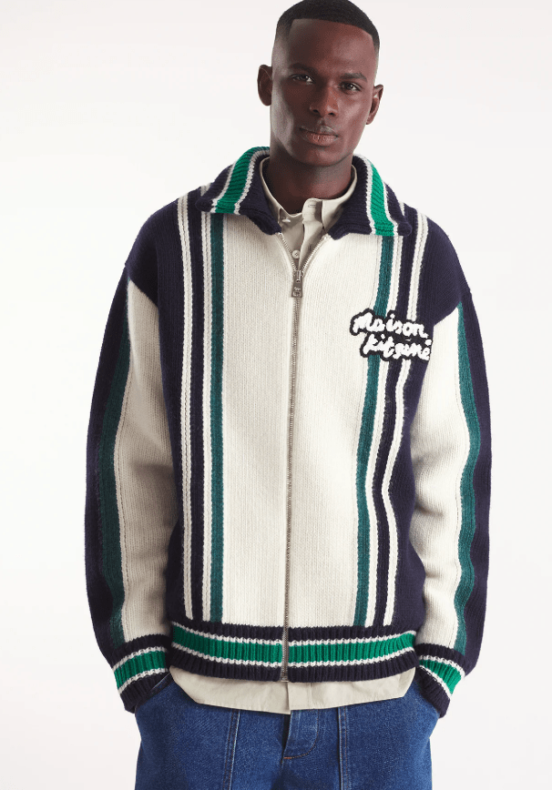 KNITTED COLLEGE BLOUSON