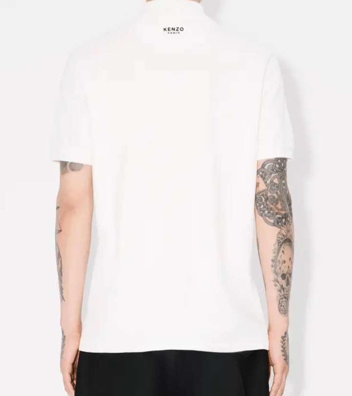 'KENZO Pop' embroidered slim polo in cotton