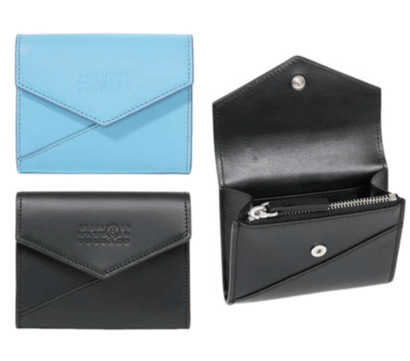 25SS Leather flap wallet