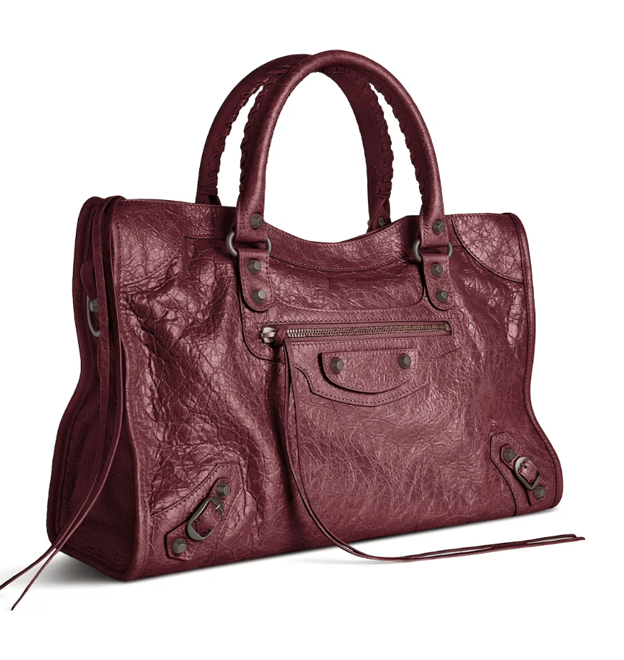 Le City Medium Bag in Dark Burgundy