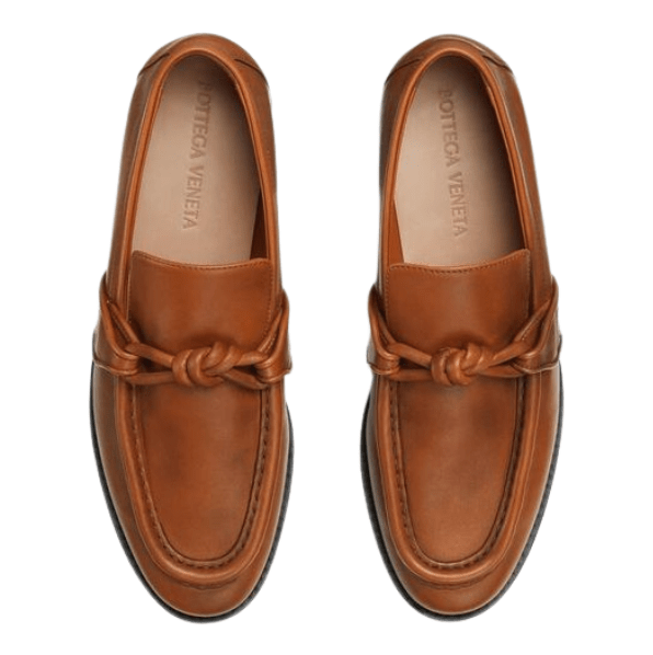 Astaire Note Detail Leather Loafer