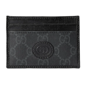 Gucci Card Case with Money Clip Black Supreme