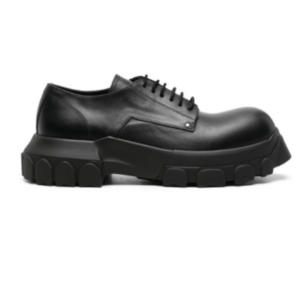 LACE-UP BOZO TRACTOR DERBIES BLACK/BLACK