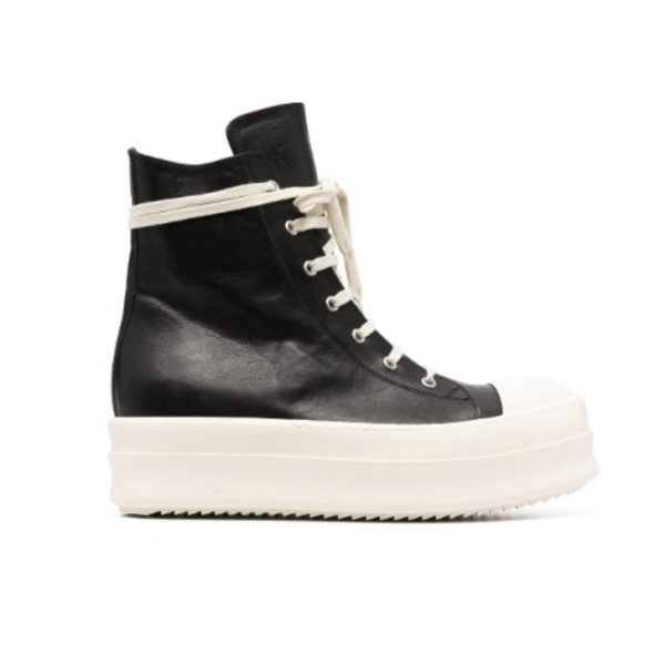 MEGA BUMPER LEATHER SNEAKERS BLACK/MILK/MILK