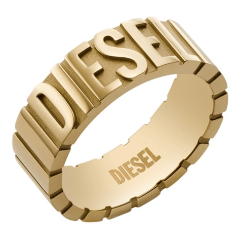 Diesel Dx1439 Steel Ring Gold