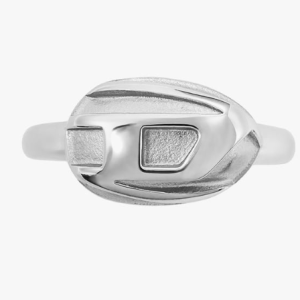 Diesel Dx1485040 Stainless Steel Signet Ring Silver