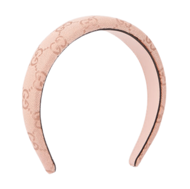 (W) Gucci GG Canvas Hairband Pink