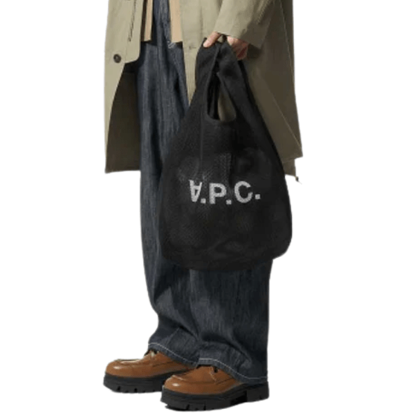 A.P.C. Rebound Shopping Bag Black