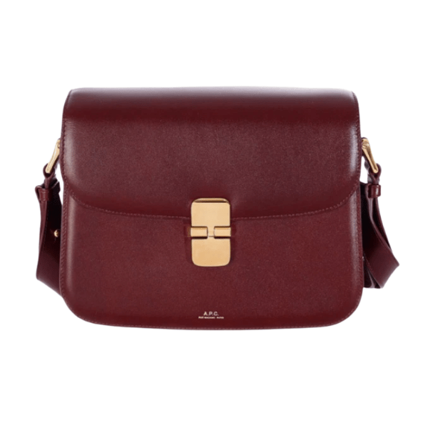 A.P.C. Grace Shoulder Bag Wine