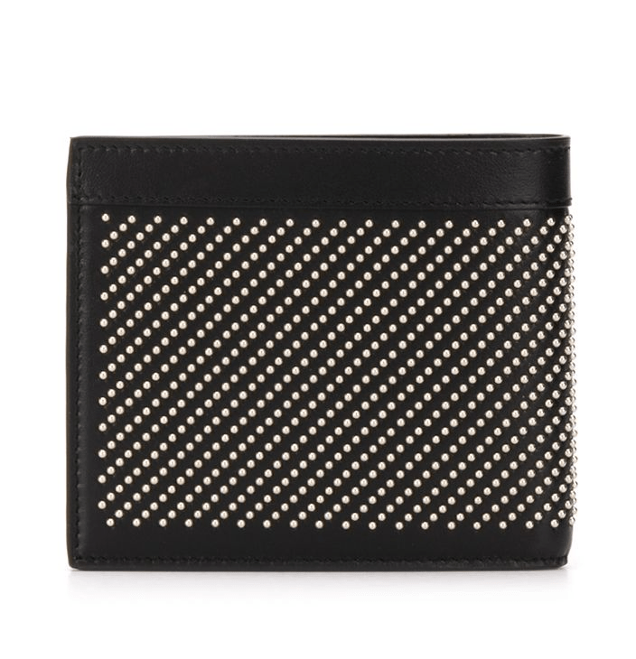 SAINT LAURENT STUDS BIFOLD WALLET