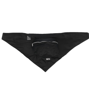 RICK OWENS DRKSHDW - BANDANA CROSS BODY POUCH BLACK