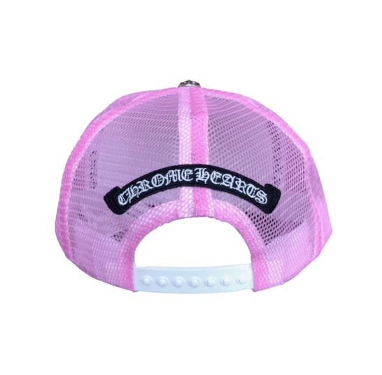 Chrome Hearts Matty Boy Sex Records Horseshoe Trucker Hat Pink White