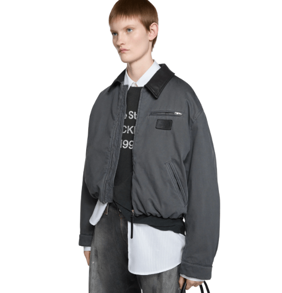 Acne Studios Bomber Blouson Anthracite Grey