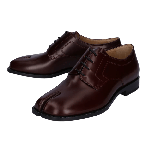 Tabi Lace-Up Shoes - Bordeaux