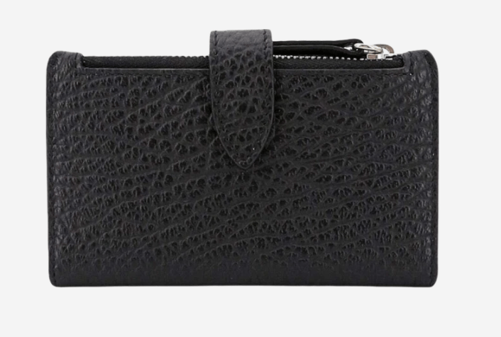 Maison Margiela Four Stitches Zip Wallet Black