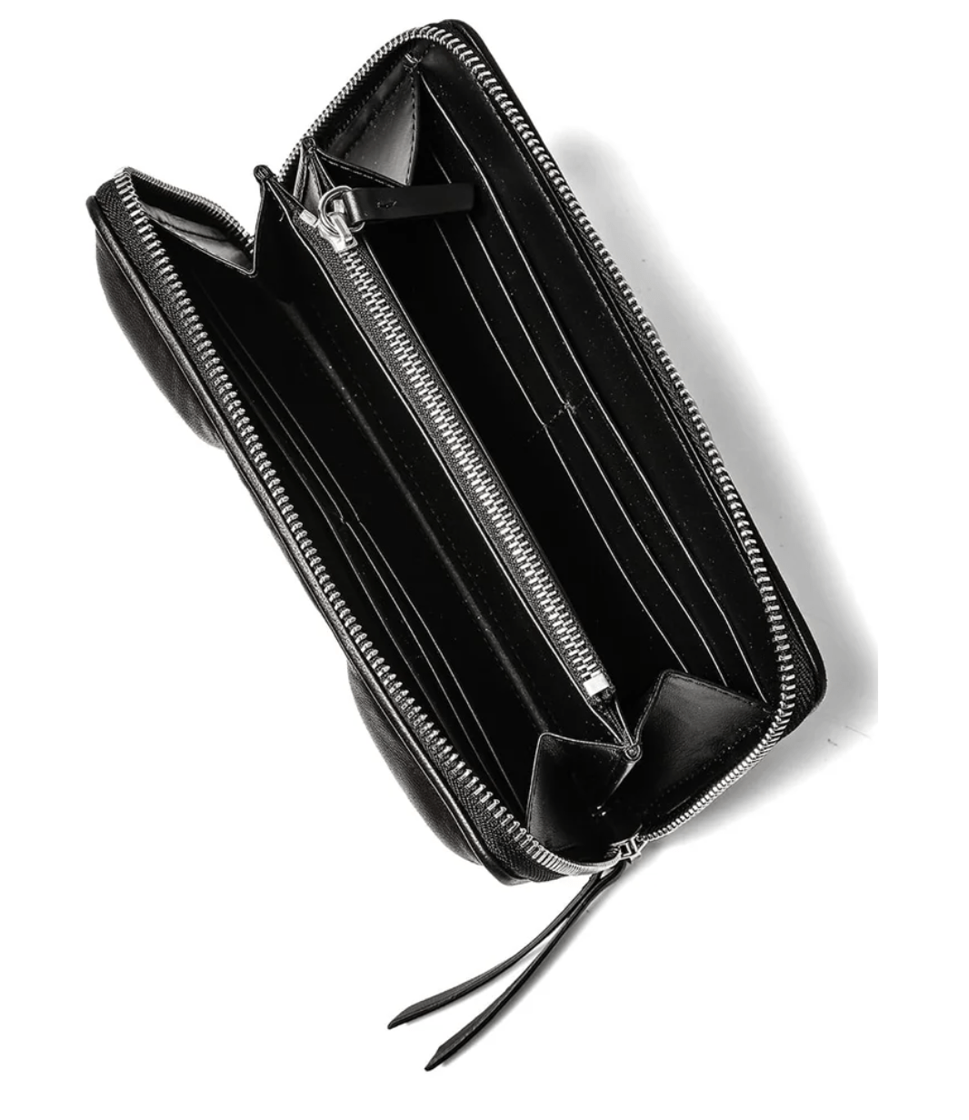 MAISON MARGIELA Wallet Zip Around Continental (Black)