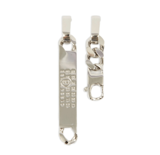 Number Logo Engraved Earrings