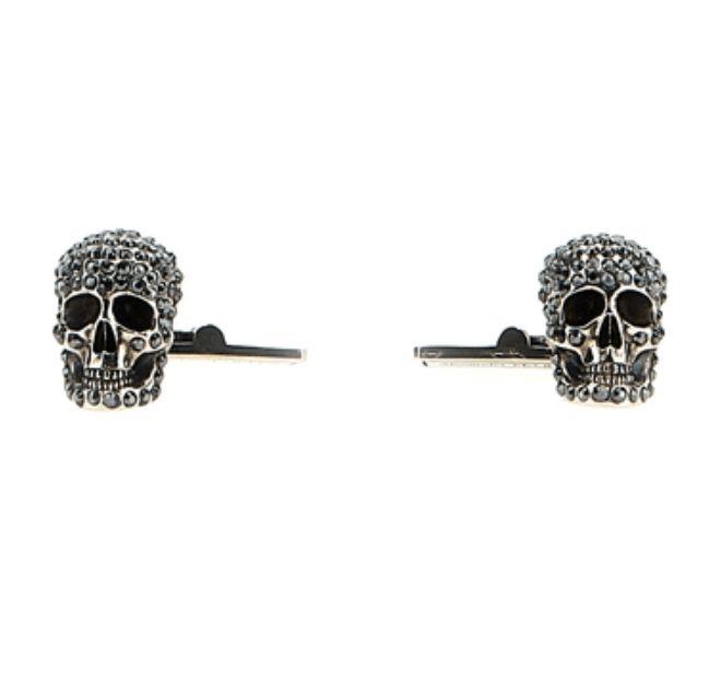 Crystal Skull Cufflinks