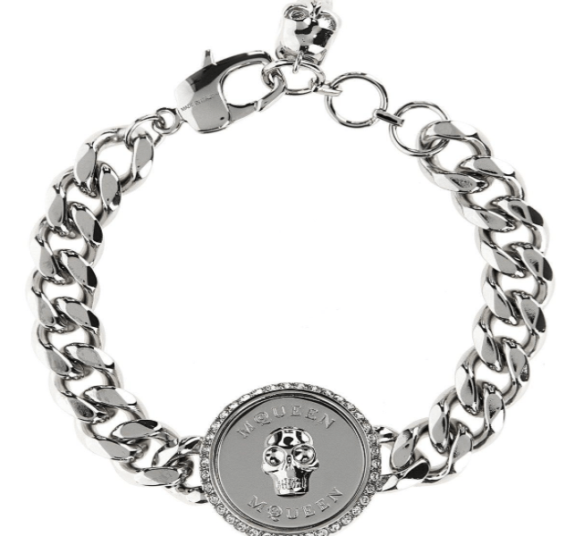 Skull Decorated Chain Bracelet