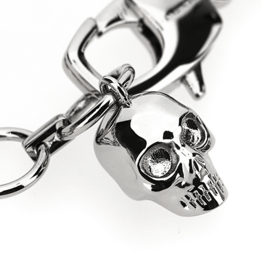 Skull Decorated Chain Bracelet