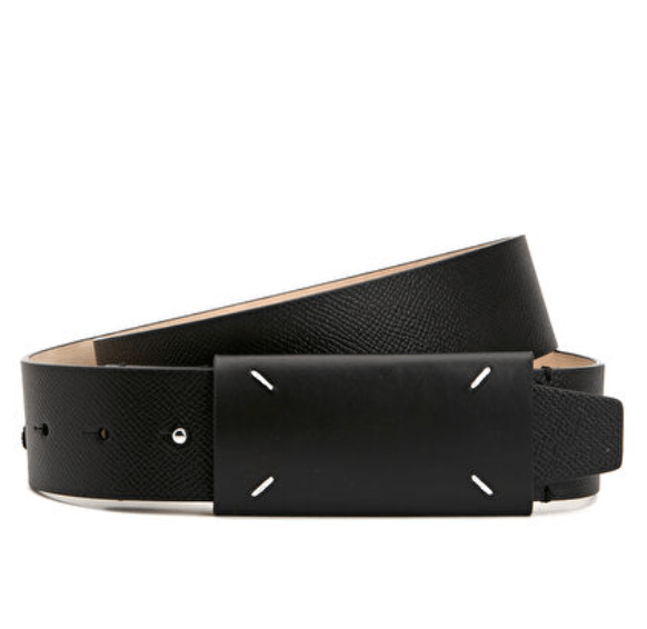 Four Stitches Belt Black