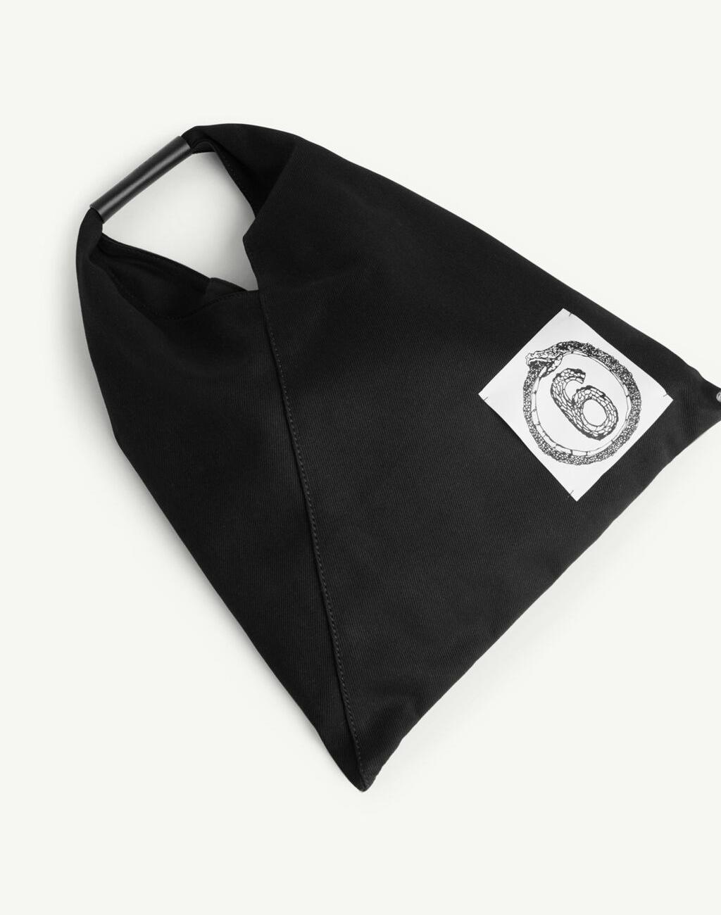 Snake patch Japanese bag
